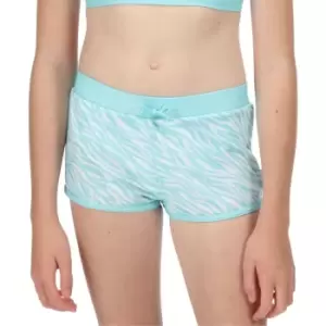 Image of Regatta Girls Hosanna Printed Summer Shorts 5-6 Years - Waist 55-57cm (Height 110-116cm)