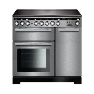Image of Rangemaster EDL90EISSC 117330 Encore Deluxe 90cm Induction Range Cooker SSChrome