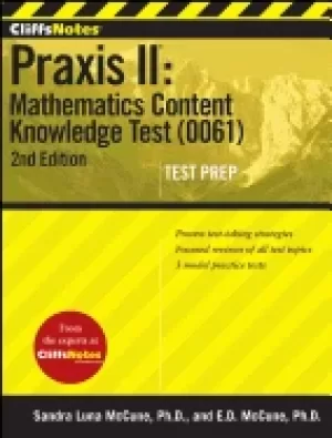Image of cliffsnotes praxis ii mathematics content knowledge test second edition