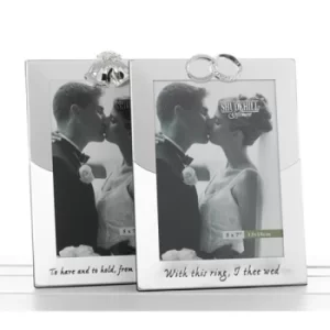 Image of Wedding Bell & Rings 5x7 Frames
