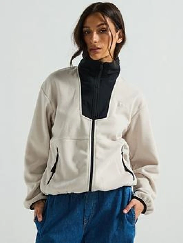 Image of Columbia Sequoia Grove High Neck Fleece ecru/black Women XS;L;M;S