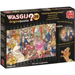 Image of Jumbo Wasgij Original 29 - Catching Wedding Fever Jigsaw Puzzle - 1000 Pieces