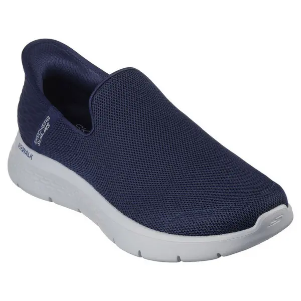 Image of Skechers Mens Slip Ins Go Walk Flex No Hands Trainers - UK 10 Blue male PS3778NVY10