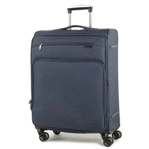 Image of Rock Madison 4-Wheel Medium Suitcase - Navy