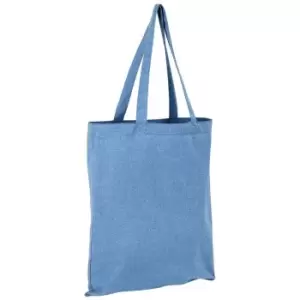 Image of SOLS Awake Recycled Tote (One Size) (Blue Heather)