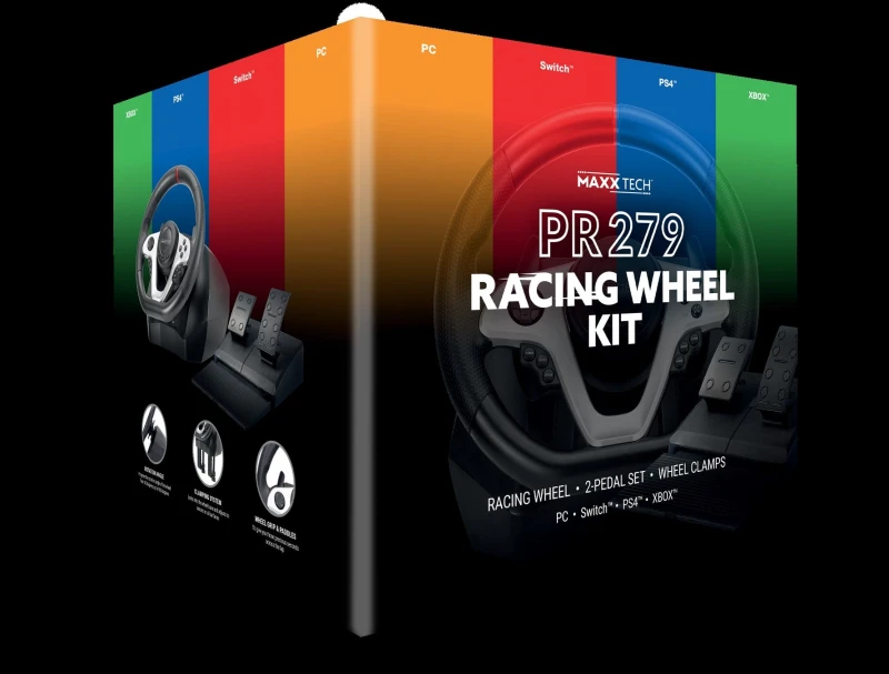 Image of Maxx Tech PR279 Racing Wheel Kit - Multi-platform PS4