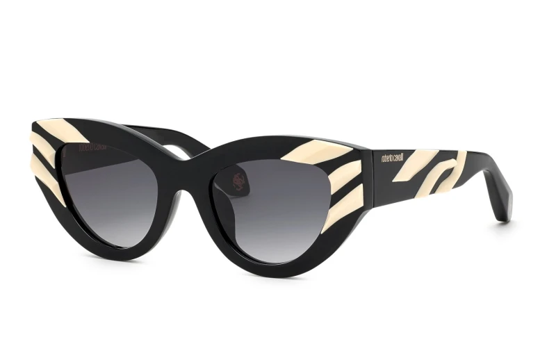 Image of Roberto Cavalli Freedom Print Collection Sunglasses - Black WE39W Unisex