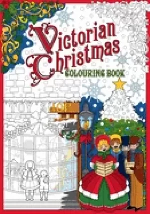 Image of victorian christmas colouring book