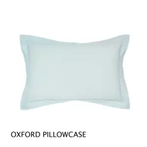 Image of Helena Springfield, 50/50 Plain Dye Percale Oxford Pillowcase, Duck Egg