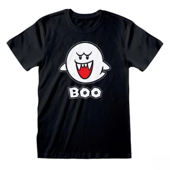 Image of Super Mario - Boo Unisex XX-Large T-Shirt - Black