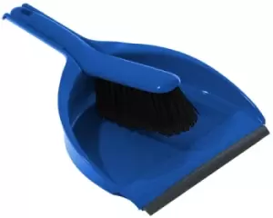Image of Hygiene Dustpan & Soft Brush - Blue 191223/B CLEENOL