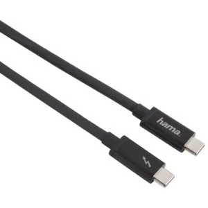 Image of Hama 1m Thunderbolt 3 USB Type C Cable