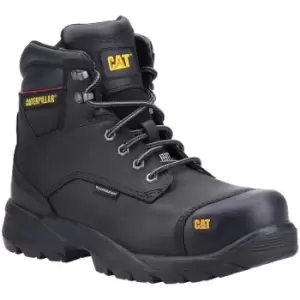 Image of Caterpillar Spiro Lace Up Waterproof Safety Boot Black - 9