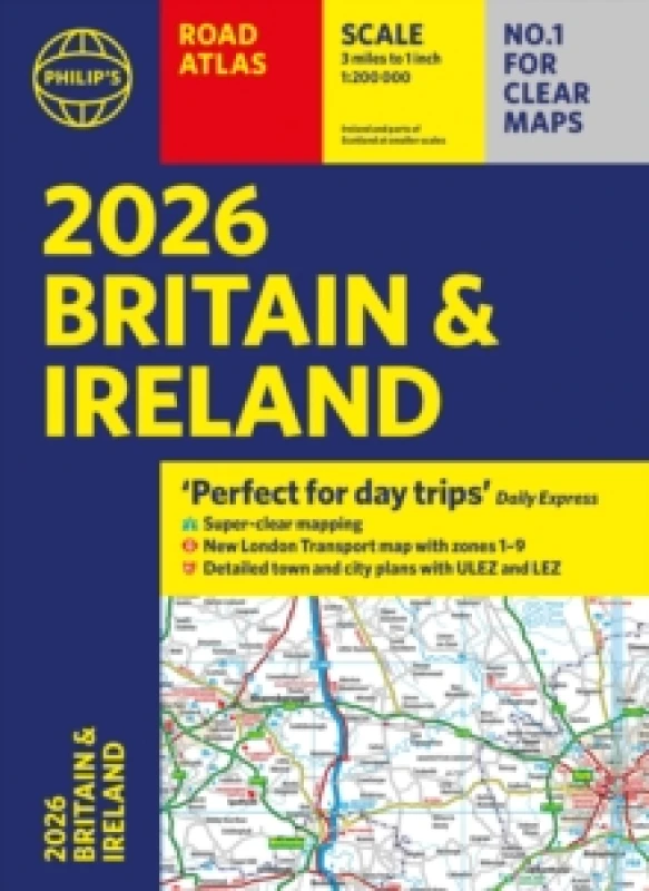 Image of 2026 Philips Road Atlas Britain & Ireland : (A4 Paperback) Paperback / softback