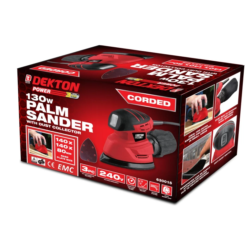 Image of Dekton Palm Sander Red unisex One Size