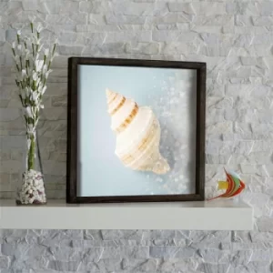 Image of KZM568 Brown Mint White Grey Decorative Framed MDF Painting