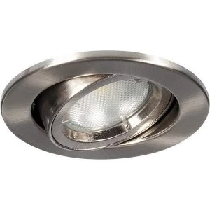 Image of Megaman Alina GU10 Fire Rated Adjustable Downlight - Fixture Only - Satin Chrome