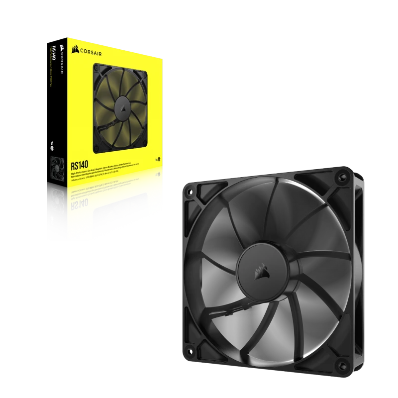 Image of Corsair RS140 140mm PWM Chassis Fan in Black