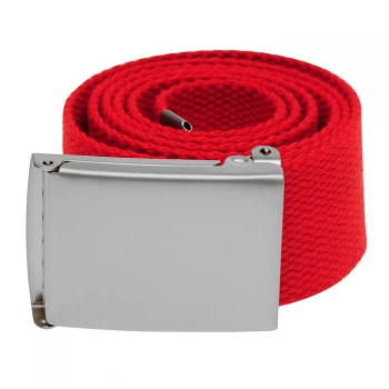 Image of Jilted Generation Canvas Belt - Red