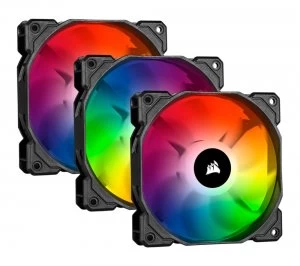 Image of CORSAIR iCUE SP Series 120 mm Case Fan with Lighting Node Core EU - Pack of 3, RGB LED
