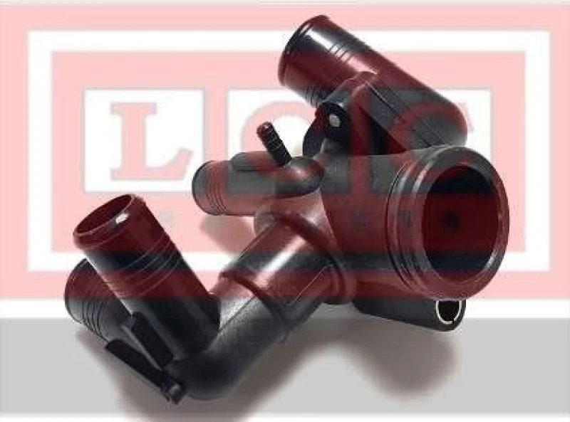 Image of LCC LCCF06038 Thermostat Housing with thermostat Plastic Thermostat Housing (1792)