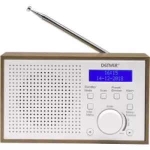 Image of Denver DAB-46 Desk radio DAB+, FM White