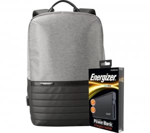 Image of ENERGIZER EPB001 Backpack with Power Bank - Grey & Black, Grey