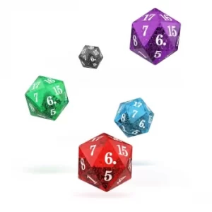 Image of Oakie Doakie Dice D20 Spindown Set (Speckled)