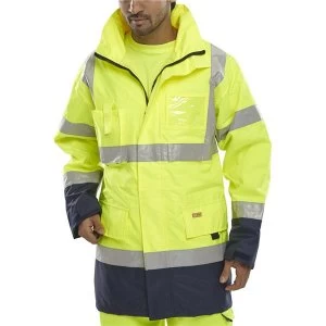 Image of BSeen M Traffic Jacket Saturn YellowNavy