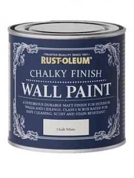 Image of Rust-Oleum Chalky Wall Paint Chalk White 125Ml