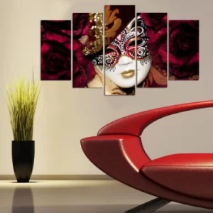 Image of 5PMDF-58 Multicolor Decorative MDF Painting (5 Pieces)