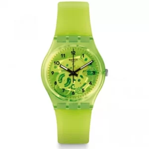 Image of Swatch Gent Lemon Flavour Quartz Unisex Watch GG227