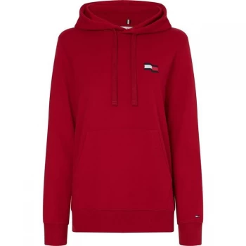 Image of Tommy Hilfiger Motion Flag Hoodie - RASPBERRY XKC