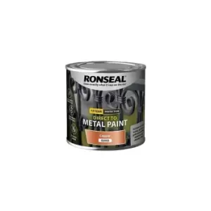 Image of Ronseal 15 Year Direct To Metal Paint - Gloss - Copper - 250ml - Copper