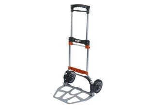 Image of Bahco Folding Transport Trolley with Aluminium Tray 120kg Capacity