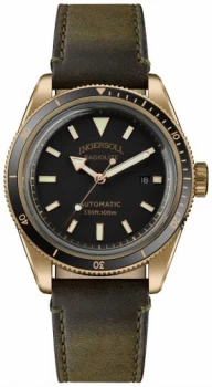 Image of Ingersoll THE SCOVILL winder |Olive Green Strap Watch