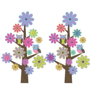 Image of Fine Decor Fine Decor Spot the Owl Wall Decal