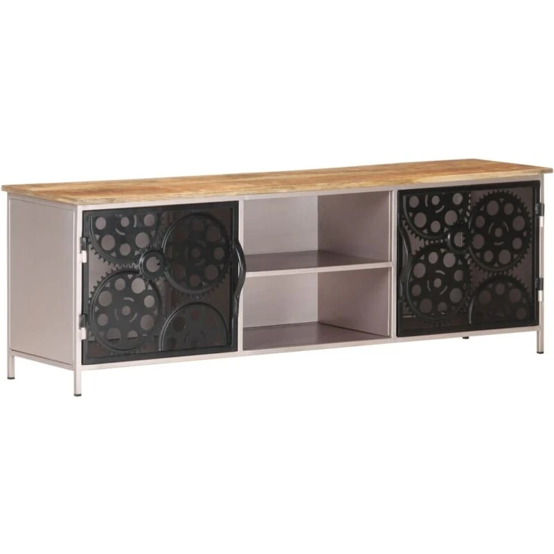 Image of VIDAXL TV Cabinet 120x30x40cm Rough Mango Wood Vidaxl 8720286082430