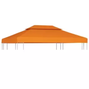 Image of VidaXL Gazebo Cover Canopy Replacement 310g / m Orange 3 x 4 m