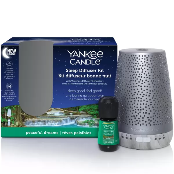 Image of Yankee Candle Sleep Diffuser Starter Kit Silver