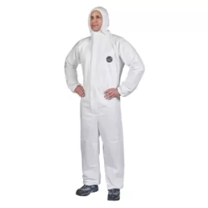 Image of DuPont Proshield White Coveralls Hooded (3XL)