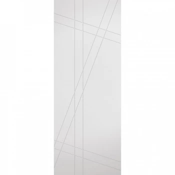 Image of LPD Hastings White Primed Internal Flush Door - 1981mm x 838mm (78 inch x 33 inch)