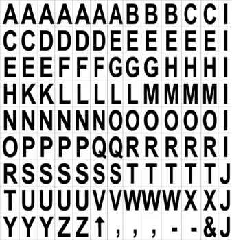 Image of Bi Office Magnetic Letters