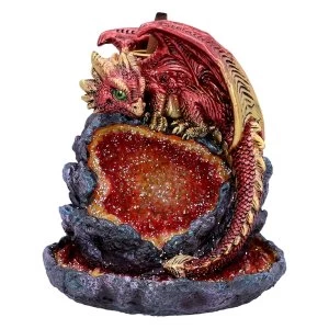 Image of Crystalline Guardian Backflow Incense Burner