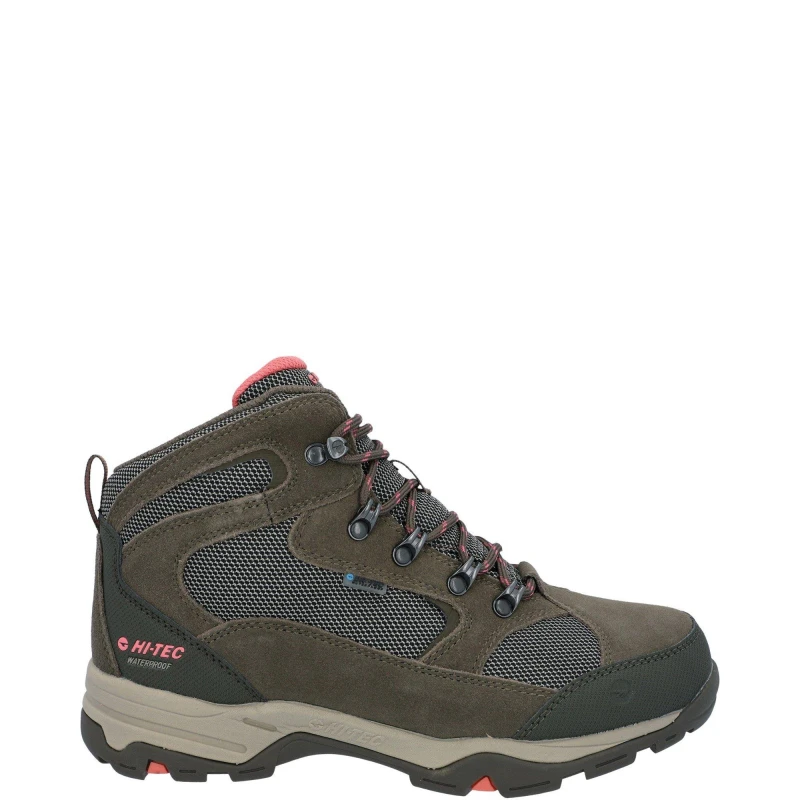 Image of Hi Tec Womens Storm Waterproof Breathable Walking Boots UK Size 4 (EU 37, US 6) Taupe/Dune HT173-TAUPE-4