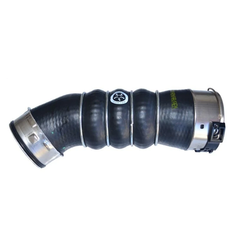 Image of HORTUM 14138 Turbocharger Hose with quick coupling, Rubber with fabric lining Rubber with fabric lining Charger Intake Hose (3314)