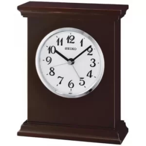 Image of Seiko Clocks Wooden Mantel Alarm