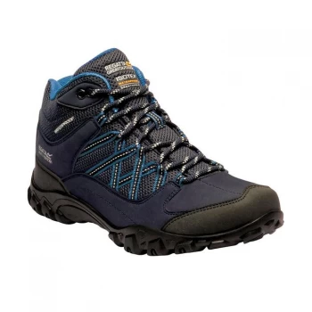 Image of Regatta Lady Edgepoint Mid Waterproof & Breathable Boots - Navy/Petrol