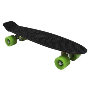 Image of Charles Bentley 22" Retro Cruiser Plastic Skateboard Black
