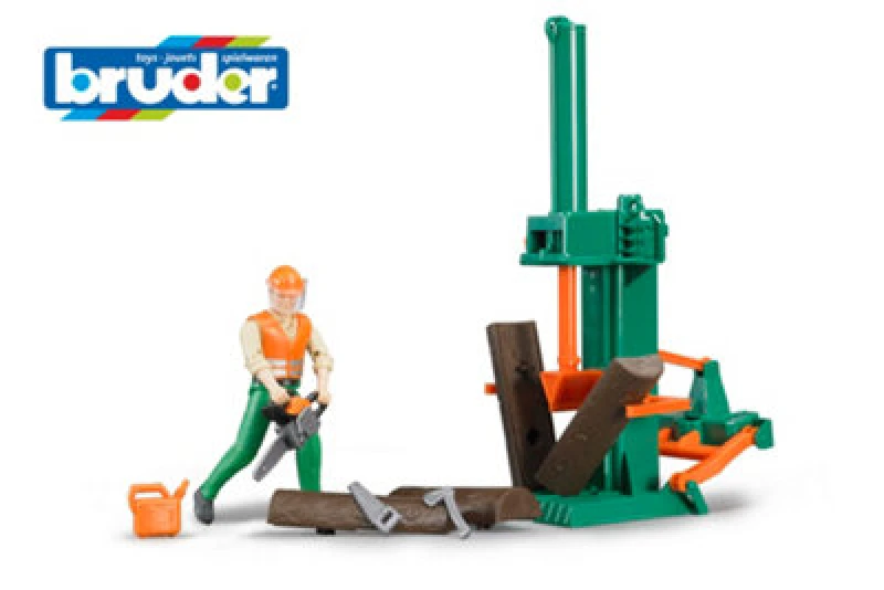 Image of Bruder Bruder 1:16 bworld Forestry with accessories Det Multi unisex 01:16